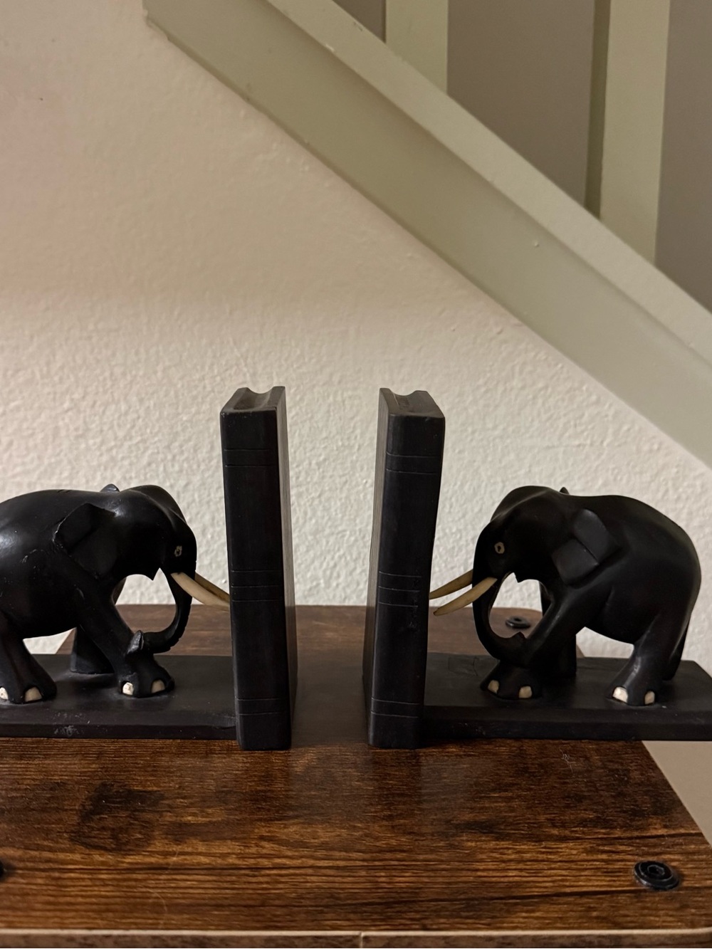 Vintage Elephant Bookends